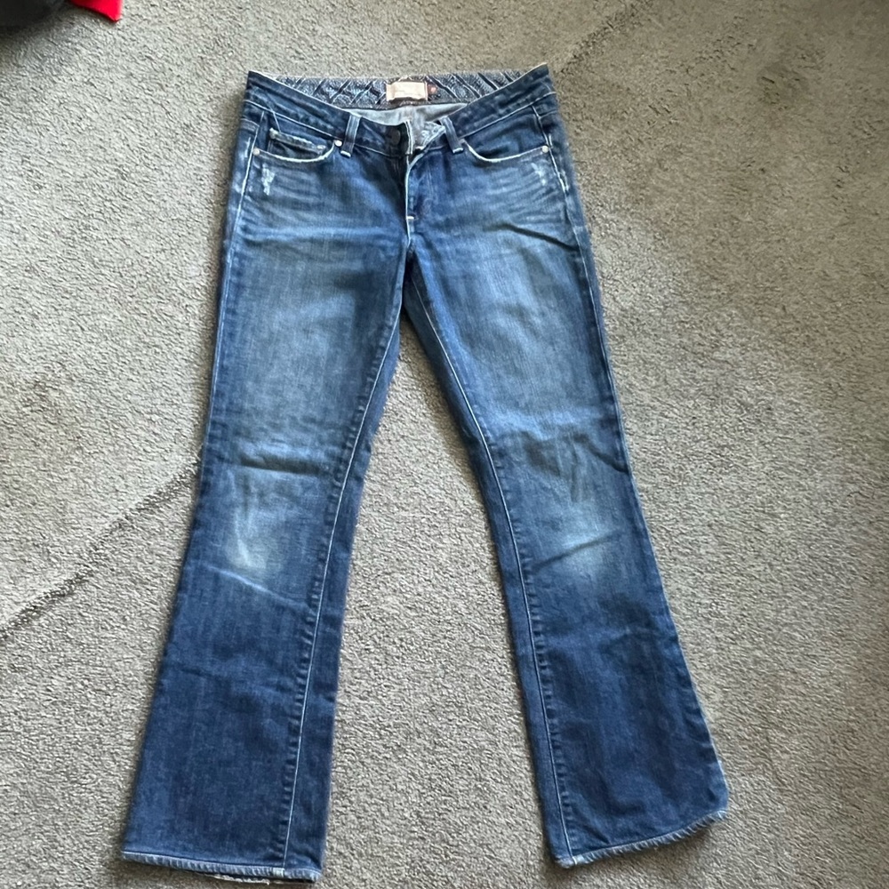 Paige jeans, bootcut. Beautiful denim.